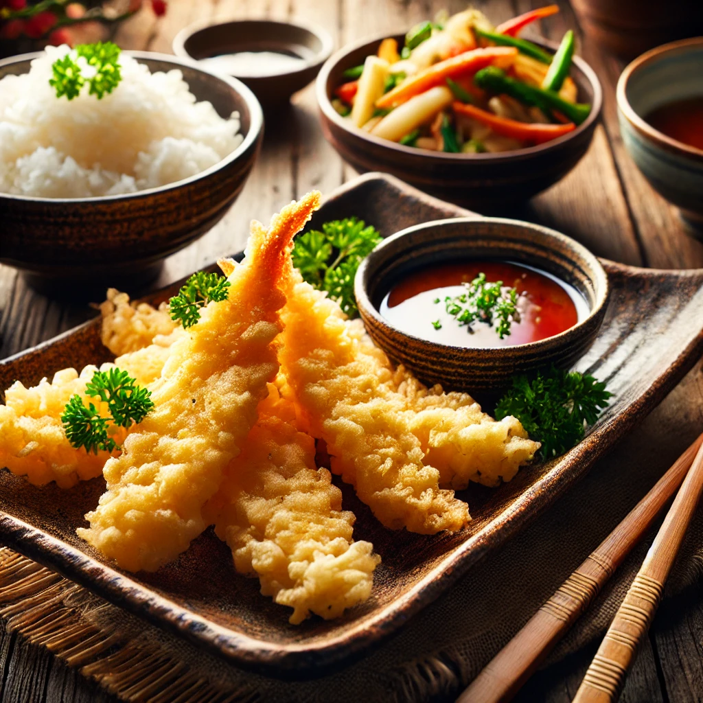 עוף בטמפורה יפנית