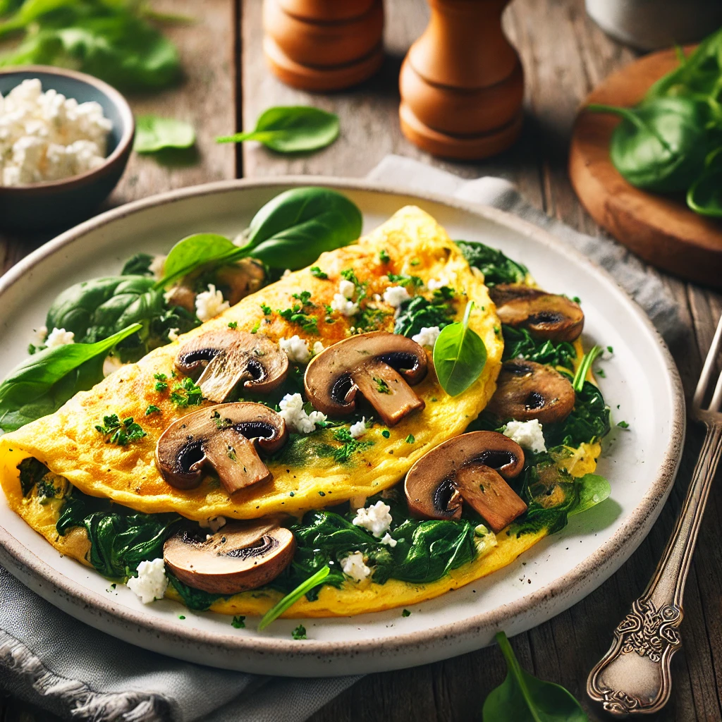 מתכון חביתה עם פטריות ותרד
