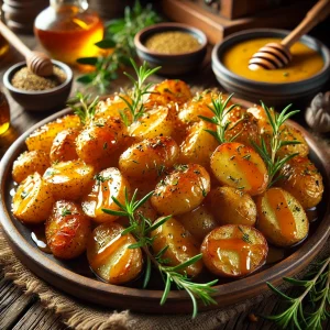 מתכון תפוחי אדמה בדבש וחרדל