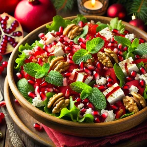 מתכון סלט רימונים וגבינת פטה