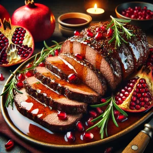 מתכון צלי בקר בדבש ורימונים