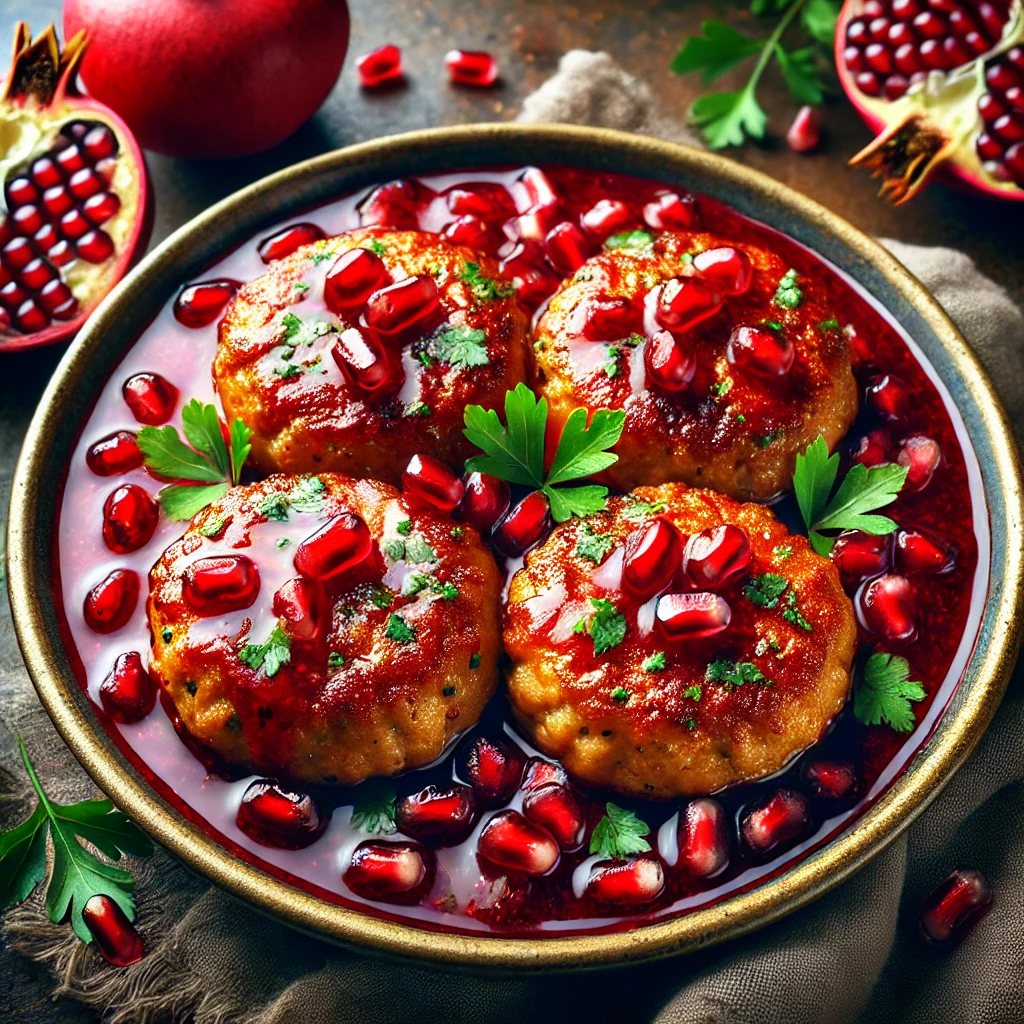 מתכון קציצות דג ברוטב רימונים