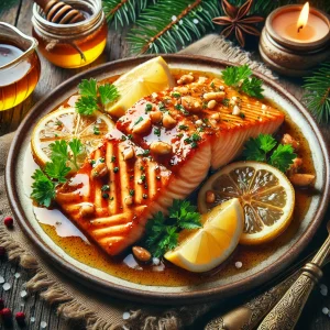 מתכון סלמון בדבש ושום