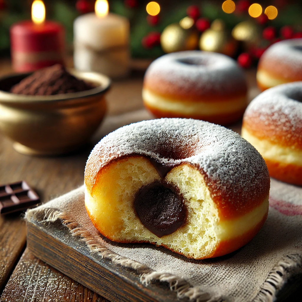 מתכון לסופגניות טבעוניות במילוי שוקולד מריר