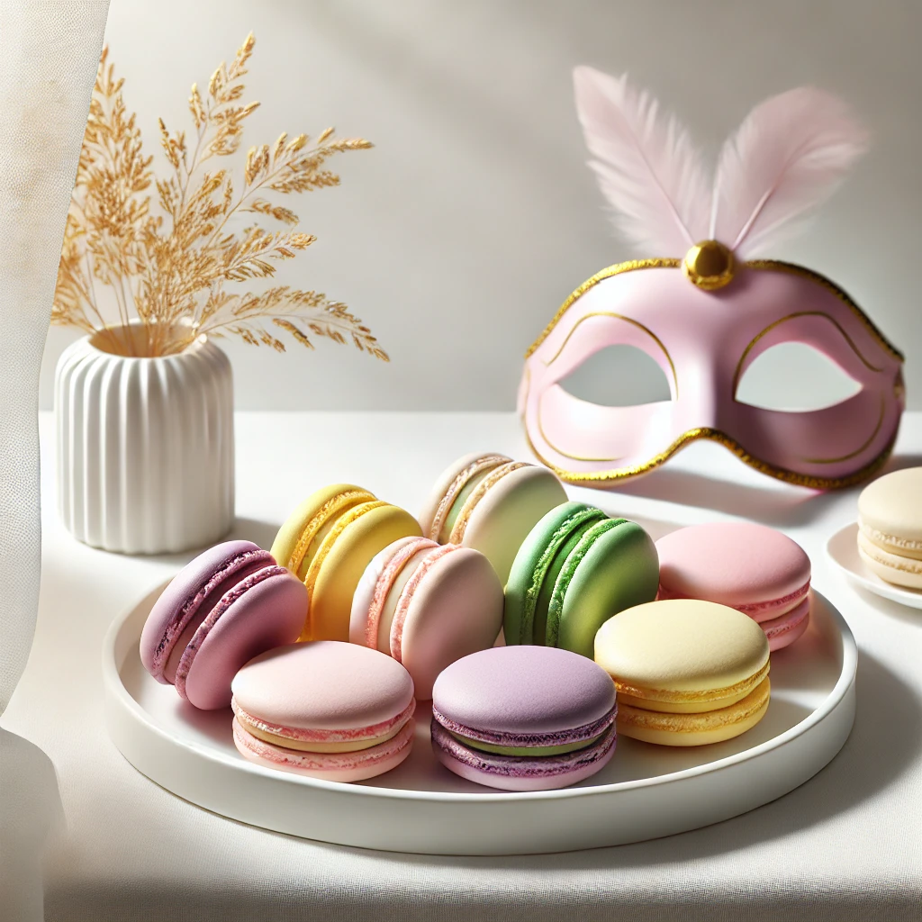 מתכון לעוגיות מקרון צבעוניות לפורים