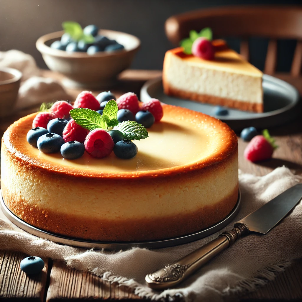 עוגת גבינה אפויה קלאסית