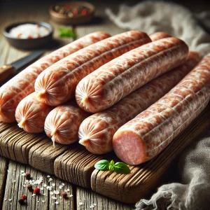  נקניקיות בקר עטופות במעיים טבעיים